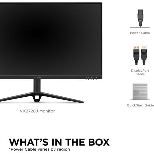 Moniteur LED Full HD ViewSonic Entertainment VX2728J 27 pouces - 16:9 - Noir