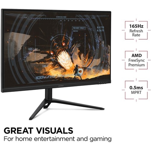 Moniteur LED Full HD ViewSonic Entertainment VX2728J 27 pouces - 16:9 - Noir