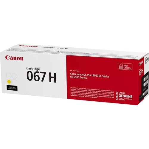 Canon 067 Original High Yield Laser Toner Cartridge - Yellow
