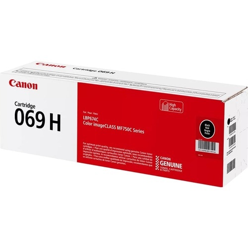 Canon 069 Original High Yield Laser Toner Cartridge - Black