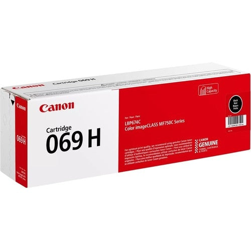 Canon 069 Original High Yield Laser Toner Cartridge - Black