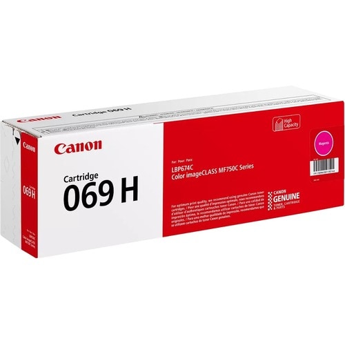 Cartouche de toner laser haute capacité Canon 069 d'origine - Magenta