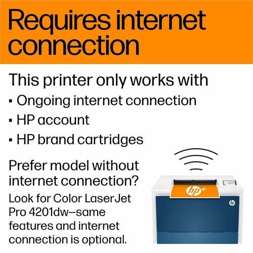COLOR LASERJET PRO 4201DWE PRINTER
