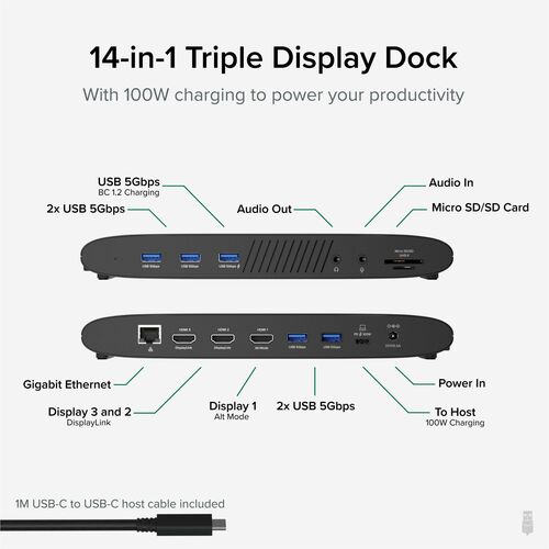 USB 14 en 1 enfichable