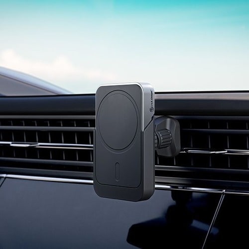 Cargador inalámbrico magnético Alogic Matrix con soporte para coche - Conectores de entrada: USB - MagSafe T