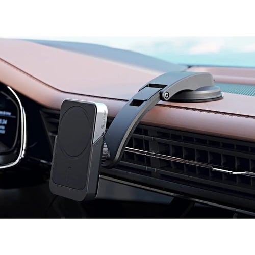 Cargador inalámbrico magnético Alogic Matrix con soporte para coche - Conectores de entrada: USB - MagSafe T