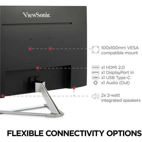 Moniteur LCD 4K UHD ViewSonic VX2776-4K-MHDU 27 pouces