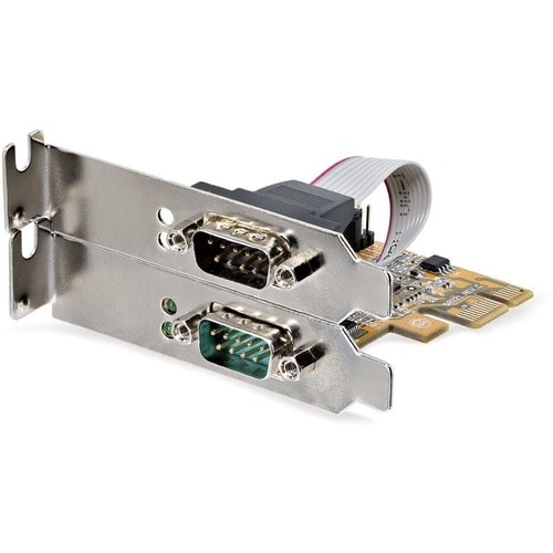 Carte série StarTech.com PCI Express 2 ports, double port PCIe vers RS232