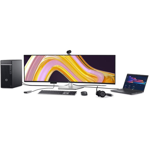 Monitor LCD curvo Dell UltraSharp U4924DW de 49" con resolución Dual Quad HD (DQHD) - 32:9