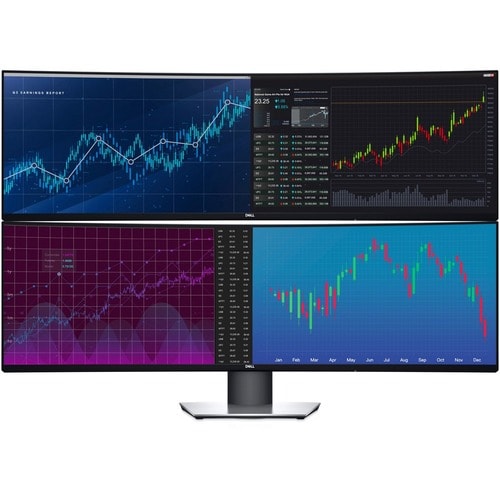 Monitor LCD curvo Dell UltraSharp U4924DW de 49" con resolución Dual Quad HD (DQHD) - 32:9