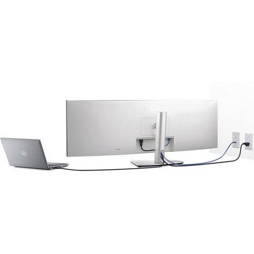 Monitor LCD curvo Dell UltraSharp U4924DW de 49" con resolución Dual Quad HD (DQHD) - 32:9