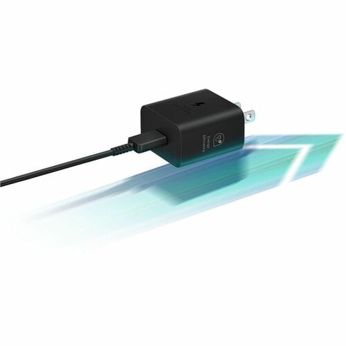 Adaptateur secteur Samsung 25 W noir (avec câble)