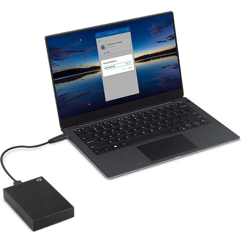 2TB BLACK ONE TOUCH SEAGATE SLIM USB3.0 2.5E