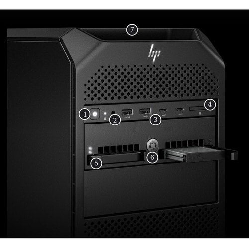Estación de trabajo HP Z4 G5 - 1 Xeon w3-2435 - Tecnología vPro - 32 GB - SSD de 512 GB - Torre