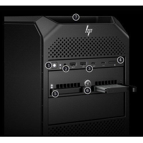 Estación de trabajo HP Z4 G5 - 1 Xeon w5-2445 - Tecnología vPro - 16 GB - SSD de 512 GB - Torre