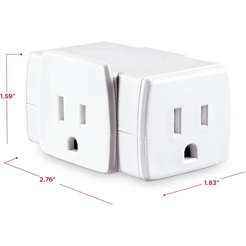 Adaptador de toma de corriente CyberPower GT3WT de 3 lados - 3 - NEMA 5-15R O