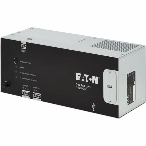 Onduleur Eaton DIN500AC 500 VA sur rail DIN - Rail DIN - Autonomie en veille de 4 minutes - 120