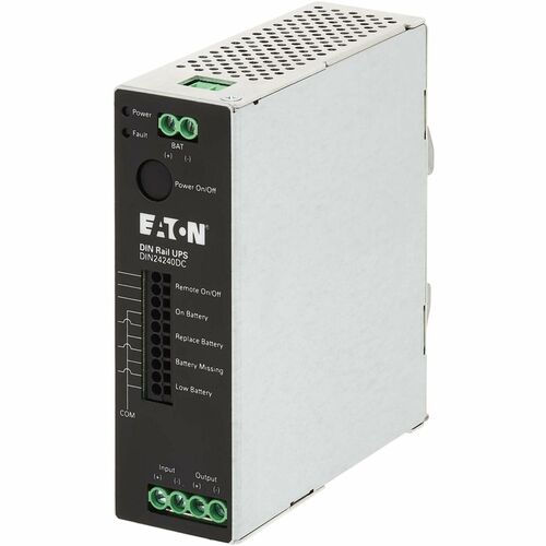Onduleur Eaton DIN24240DC 240 VA sur rail DIN - Rail DIN - Autonomie de 10 minutes -