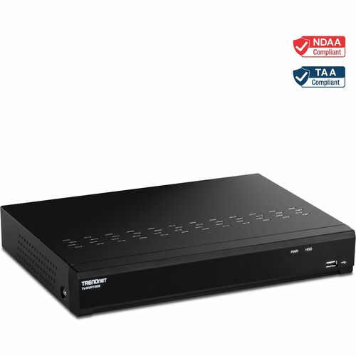 NVR TRENDnet PoE de 8 canales H.265 4K (8 MP) - Grabador de vídeo en red - HDMI - 4K R