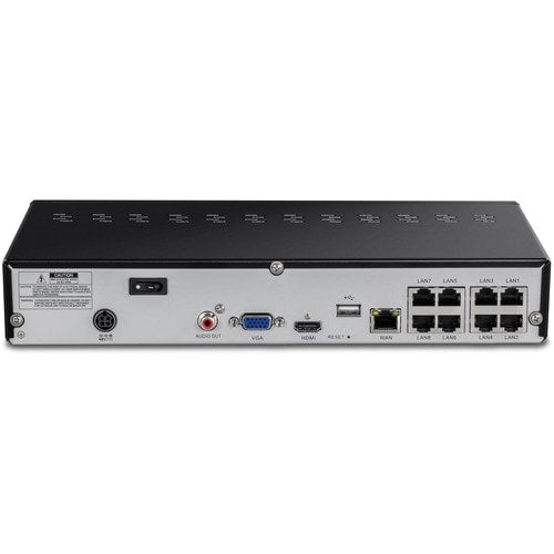 NVR TRENDnet PoE de 8 canales H.265 4K (8 MP) - Grabador de vídeo en red - HDMI - 4K R