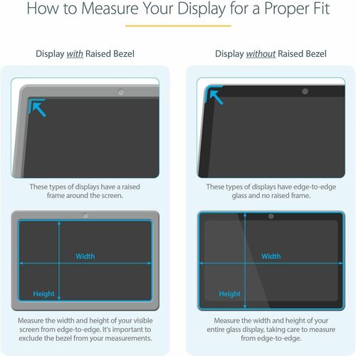 StarTech.com 14in Laptop Privacy Screen For 16:9 D