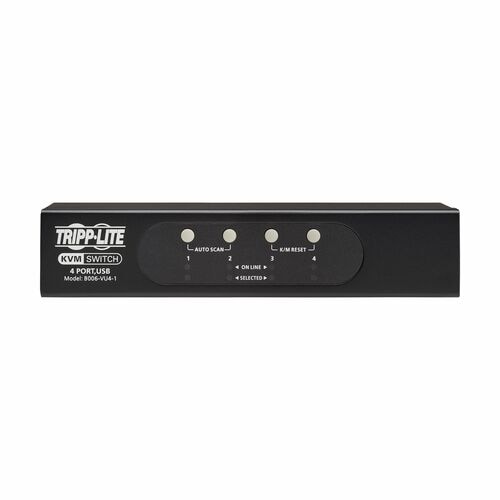 4-PORT VGA KVM SWITCH FOR USB PS/2 KEYBOARD/MOUSE