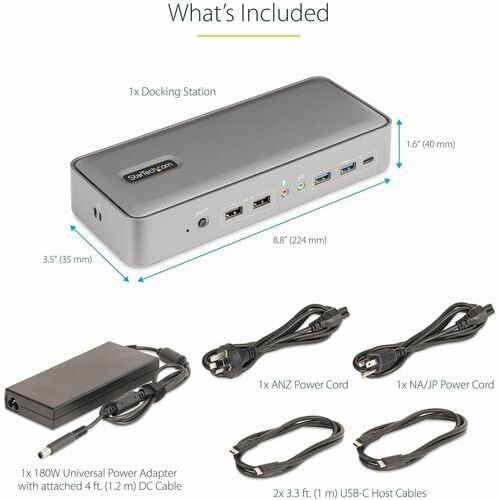 DUAL-LAPTOP USB-C KVM DOCKING STATION - KVM SWITCH DOCK