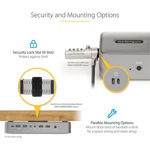 DUAL-LAPTOP USB-C KVM DOCKING STATION - KVM SWITCH DOCK
