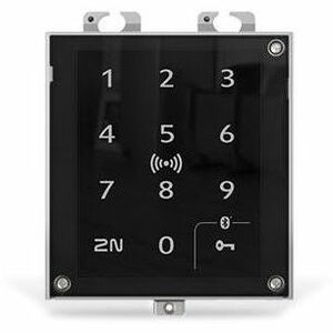 2N Card Reader/Keypad Access Device - Nickel, Black Residential - Proximity, Key