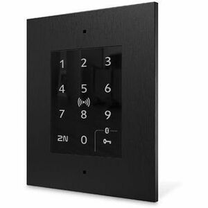 2N Card Reader/Keypad Access Device - Nickel, Black Residential - Proximity, Key