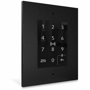 2N Card Reader/Keypad Access Device - Nickel, Black Residential - Proximity, Key