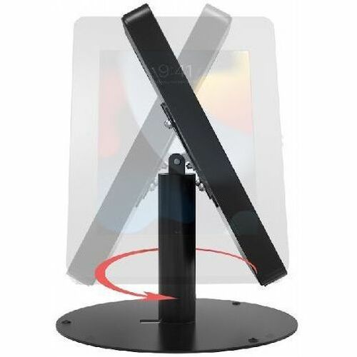 Soporte de quiosco de seguridad Hyperflex de CTA Digital con carcasa de seguridad universal para