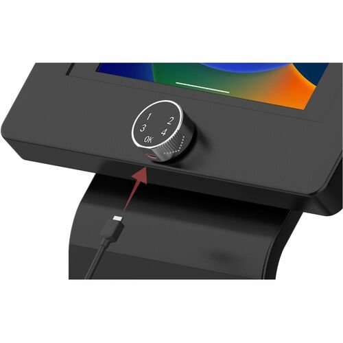 CTA Digital Premium Locking Floor Stand Kiosk w/ D
