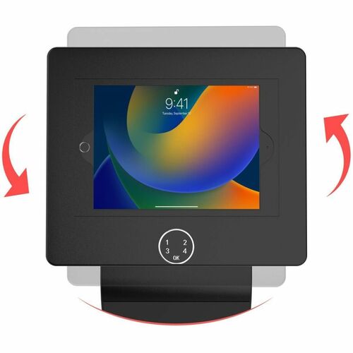 CTA Digital Premium Locking Floor Stand Kiosk w/ D