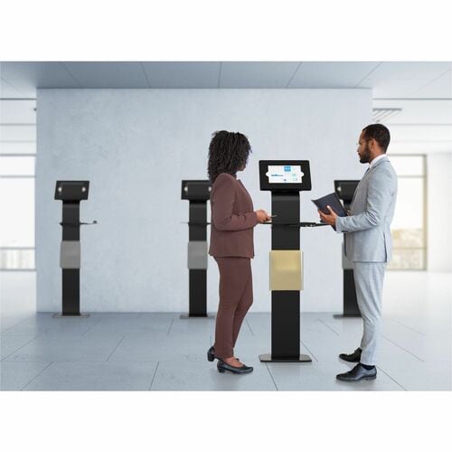Borne de sol verrouillable CTA Digital Premium avec boîtier de sécurité universel,