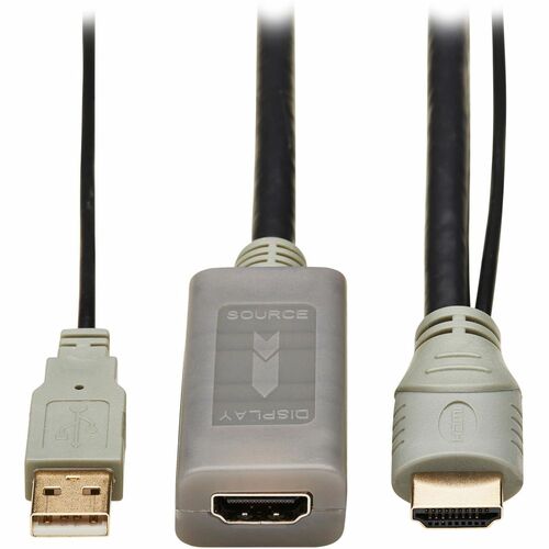 Tripp Lite by Eaton HDMI Extension Cable with Active Repeater (M/F), 4K 60 Hz, HDR, 4:4:4,