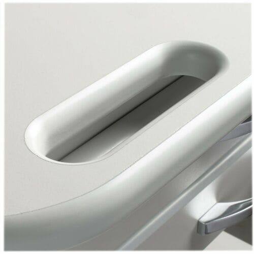 CHARIOT MOBILE 2 ÉTAGÈRES/TIROIRS MÉTALLIQUES TAA