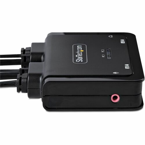COMMUTATEUR KVM 2 PORTS 4K - COMPACT USB-C ALIMENTÉ PAR BUS KVM