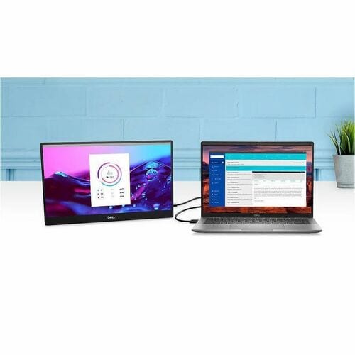 Monitor LED Dell P1424H de 14" Full HD - 16:9 - Negro