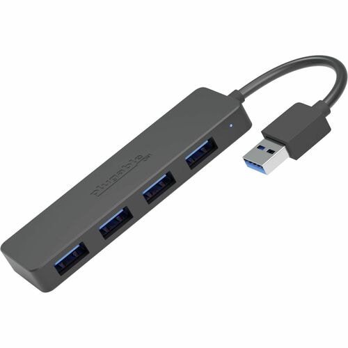Hub USB 3.0 Plugable 4 ports, répartiteur USB pour ordinateur portable - Compatible