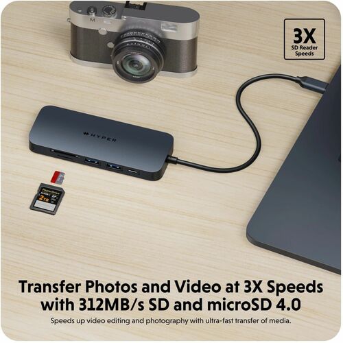 Targus HyperDrive USB Hub - USB Type C - 8 USB Port(s)