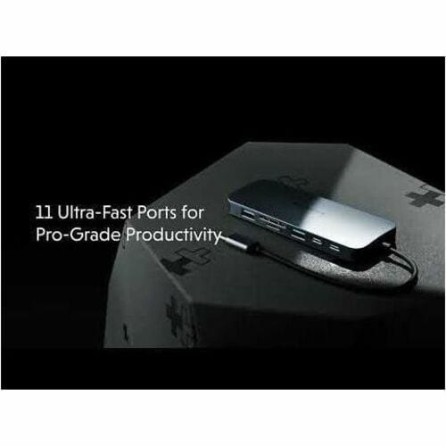 Concentrador USB-C de 11 puertos Targus HyperDrive Next - Lector de tarjetas de memoria