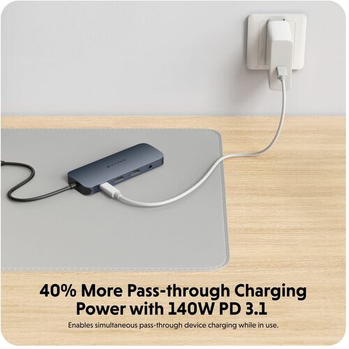Concentrador USB-C de 11 puertos Targus HyperDrive Next - Lector de tarjetas de memoria