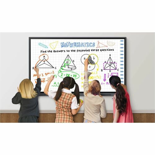 75 ANDROID 11 OS INTERATIVE WHITE BOARD WITH BUILT-IN SPEAKER