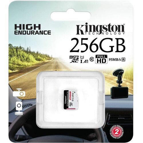 256GB MICROSDXC ENDURANCE 95R/45W C10 A1 UHS-I CARD ONLY