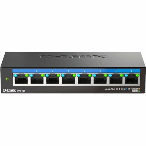 COMMUTATEUR NON GÉRÉ 8 PORTS 2,5 Go COMMUTATEUR NON GÉRÉ