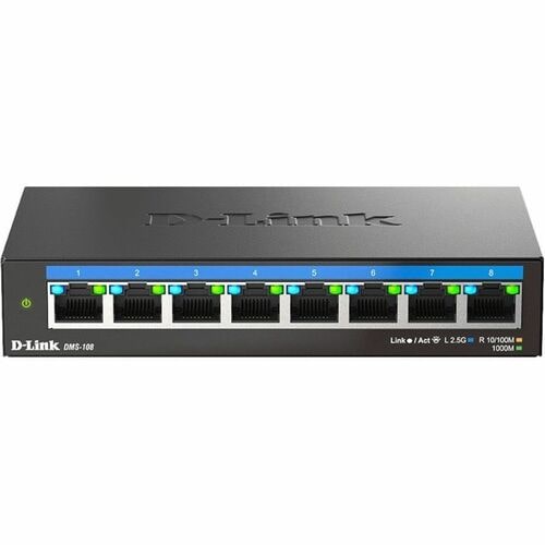 COMMUTATEUR NON GÉRÉ 8 PORTS 2,5 Go COMMUTATEUR NON GÉRÉ