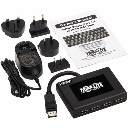 RÉPARTITEUR DISPLAYPORT VERS HDMI 4 PORTS