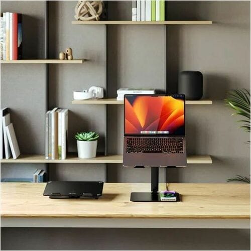 Support pour ordinateur portable Alogic Elite Power avec chargeur sans fil