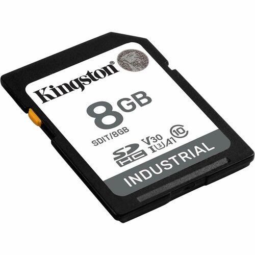 8GB SDHC INDUSTRIAL -40C TO 85C C10 UHS-I U3 V30 A1 PSLC